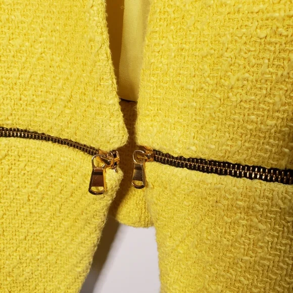 Yellow cropped jacket - Picture 2 of 10